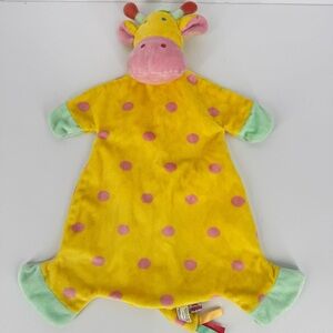 Manhattan Toy Company Polka Dot Giraffe Jingle Jungle Soft Soother Lovey HTF